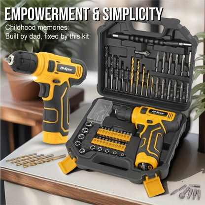 Electric Repair Tool Kit with 8V Cordless Driver - UrbanNest Co