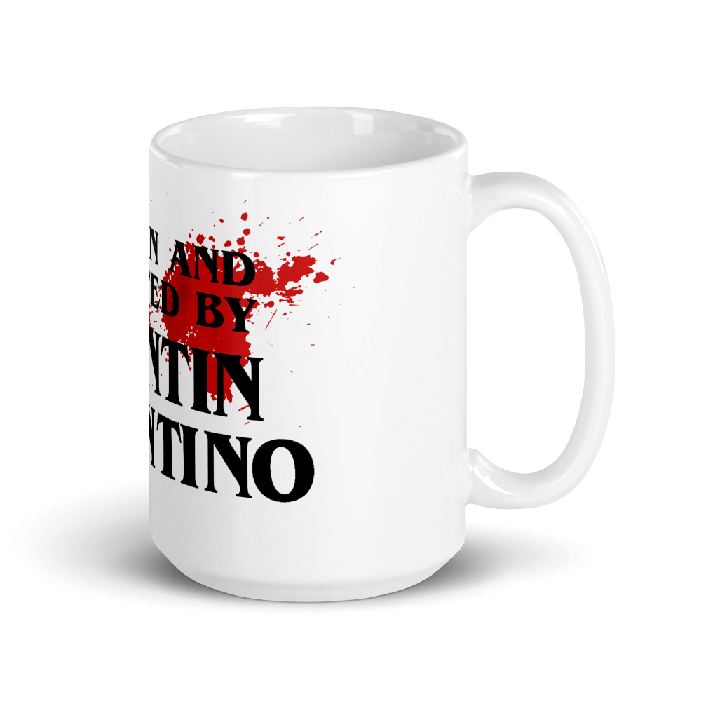 Written and Directed by Quentin Tarantino (Bloodstained) Mug - UrbanNest Co
