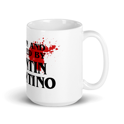 Written and Directed by Quentin Tarantino (Bloodstained) Mug - UrbanNest Co