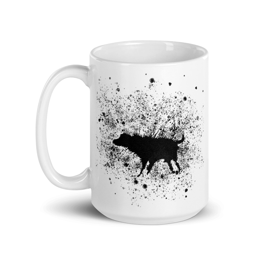 Banksy Wet Dog Splatter 2007 Street Art Mug - UrbanNest Co