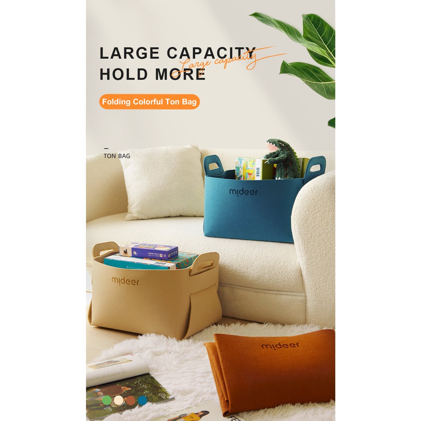 Lovely Home Green Storage Bag - UrbanNest Co