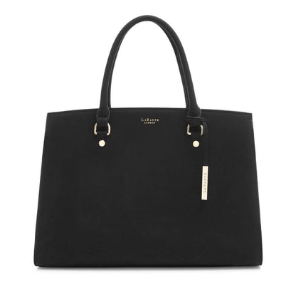 Aricia Black Vegan Laptop Bag - UrbanNest Co