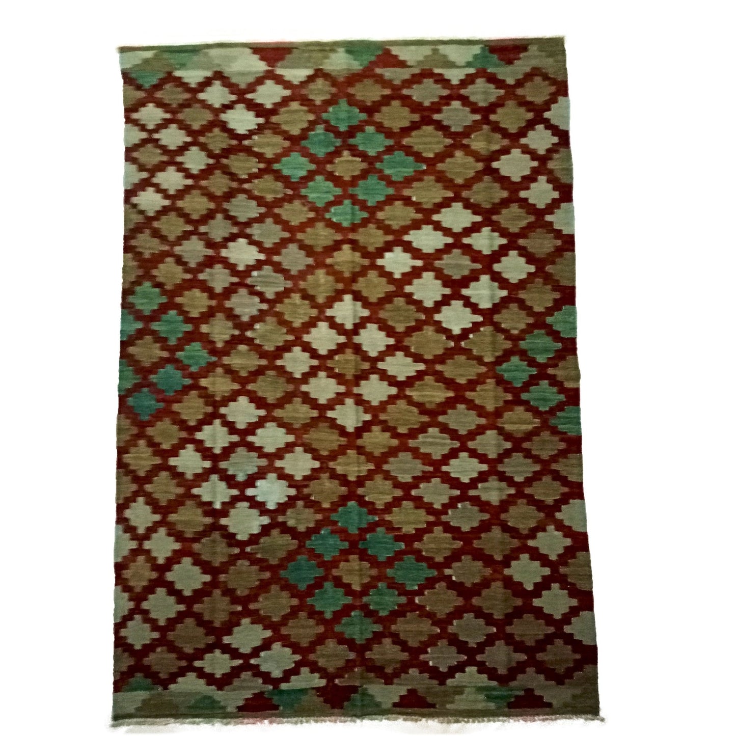 Afghan Handmade Cherrywood Kilim Rug - UrbanNest Co