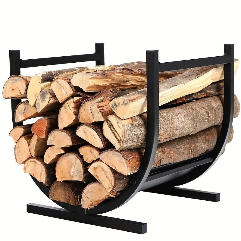 Fireplace Rack with Wood Storage - UrbanNest Co