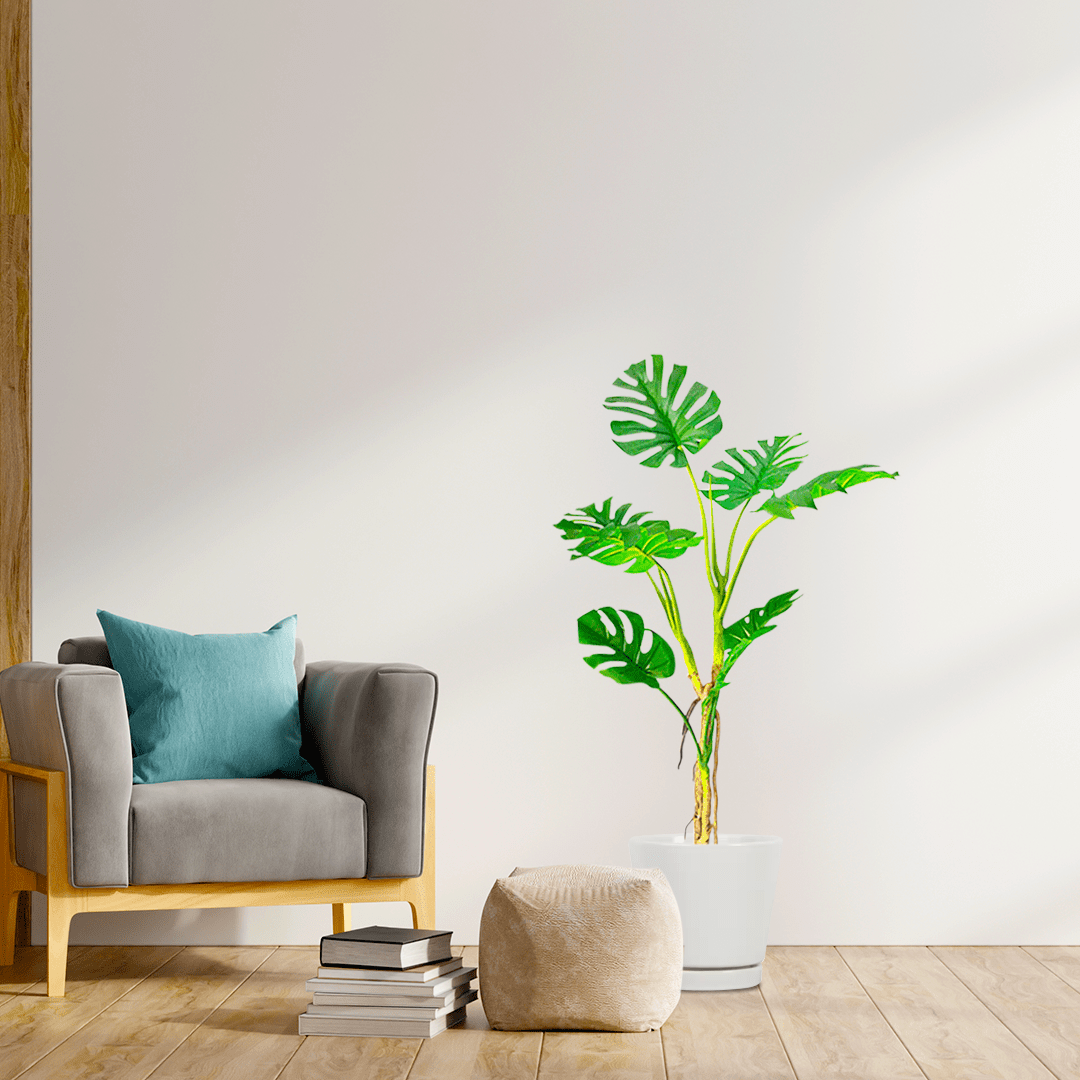 SOGA 160cm Tropical Monstera Palm Artificial Plant Tree, Real Touch Technology, with UV Protection - UrbanNest Co