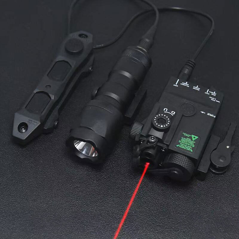 MINI - A2 PEQ15 Laser & IR Tactical Light - 20MM Picatinny Rail Mount, Red/Green Sight for M300/M600 - UrbanNest Co