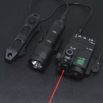 MINI - A2 PEQ15 Laser & IR Tactical Light - 20MM Picatinny Rail Mount, Red/Green Sight for M300/M600 - UrbanNest Co