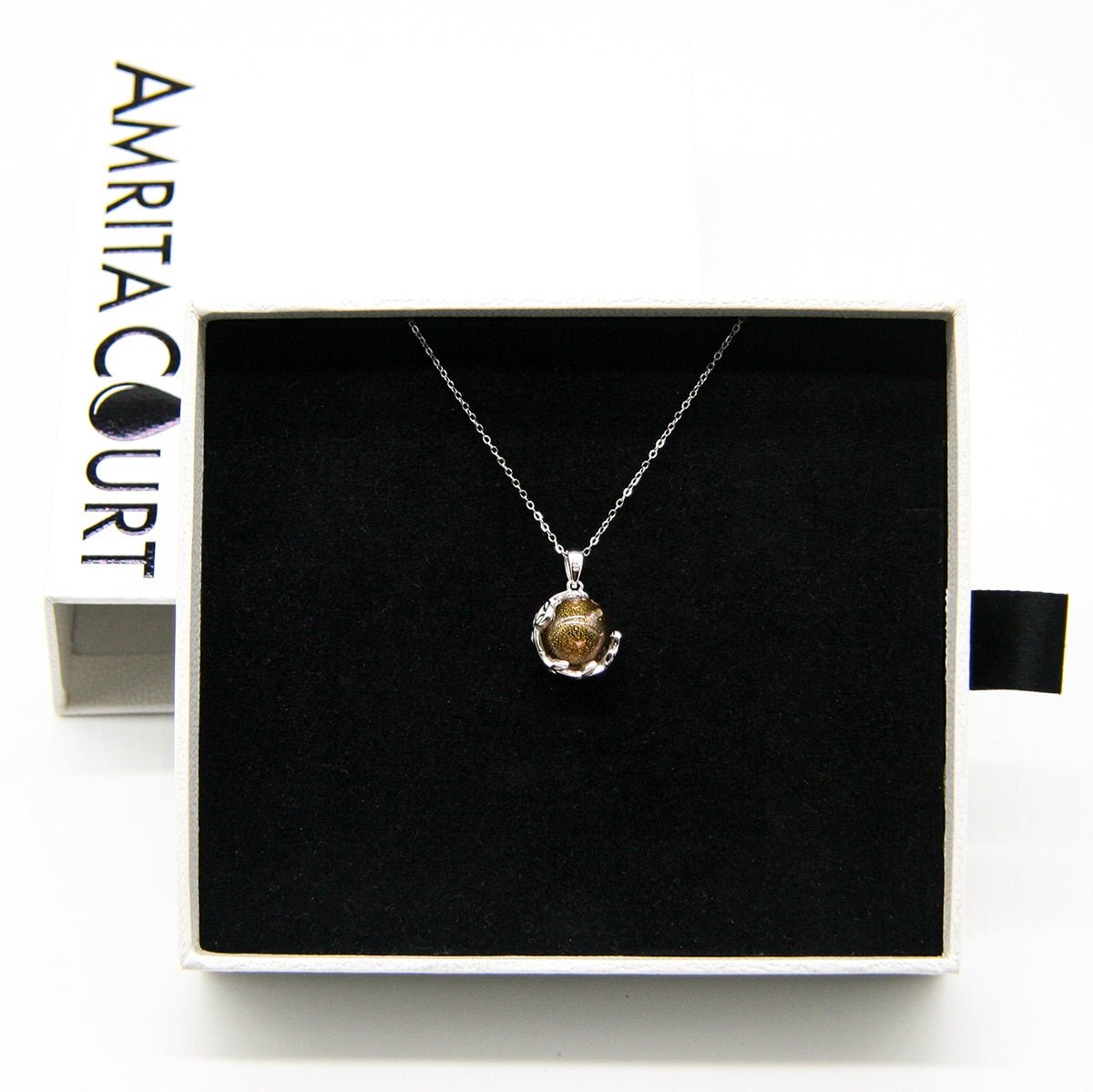 Planet Murano Aroma Necklace - Plutonian Amethyst | Energy & Healing | Diffuse on the go - UrbanNest Co