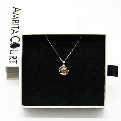 Planet Murano Aroma Necklace - Plutonian Amethyst | Energy & Healing | Diffuse on the go - UrbanNest Co