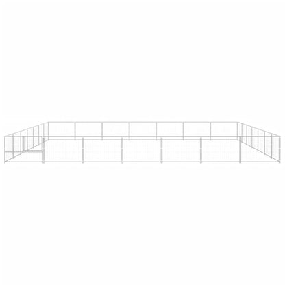 NNEVL Dog Kennel Silver 49 m² Steel - UrbanNest Co