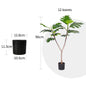 SOGA 4X 90cm Artificial Natural Green Split - Leaf Philodendron Tree Fake Tropical Indoor Plant Home Office Decor - UrbanNest Co