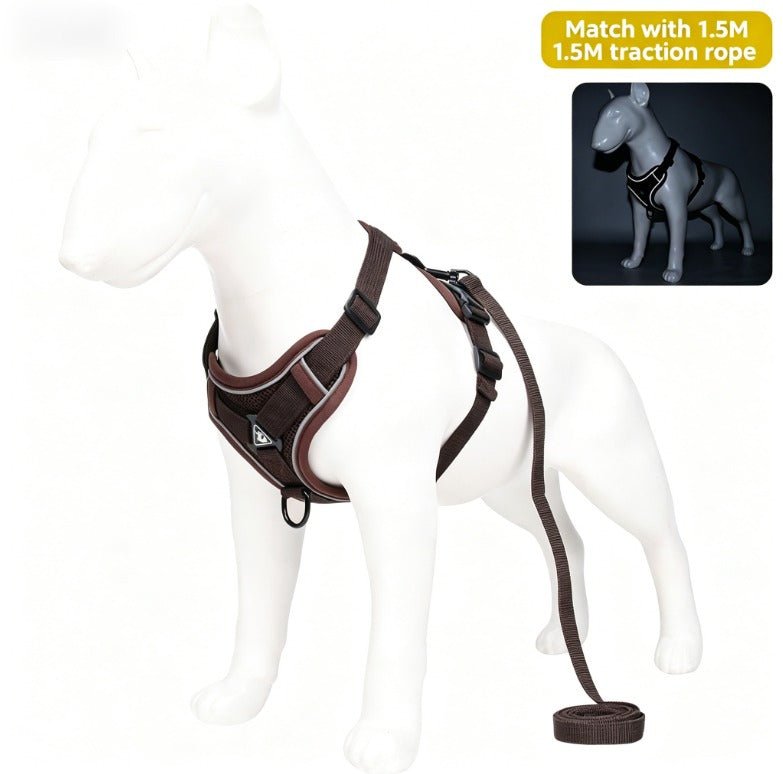 Pet Leash Reflective Breathable Cat Harness Vest Style Small Cat Breathable Reflective - UrbanNest Co