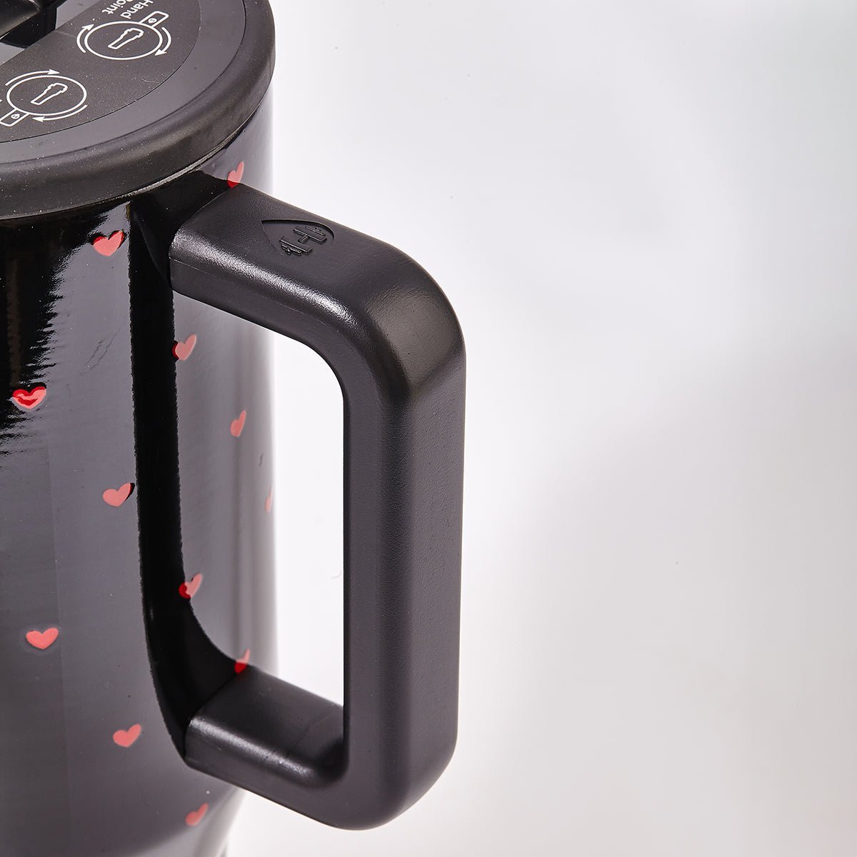 HydroJug Queen of Hearts Traveler Tumbler – Black Valentine Limited Edition - UrbanNest Co