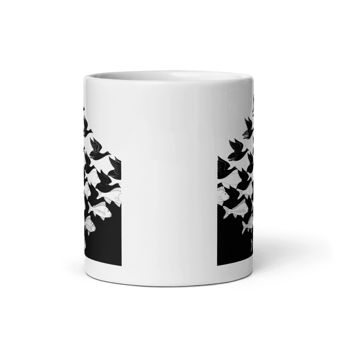 MC Escher Sky and Water I Art Mug - UrbanNest Co