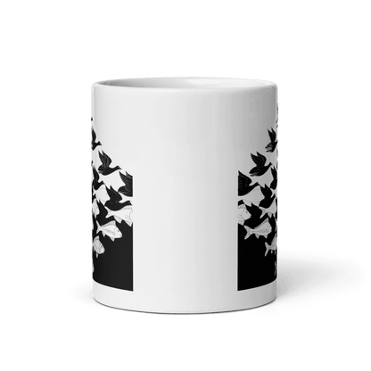 MC Escher Sky and Water I Art Mug - UrbanNest Co
