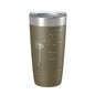 Dandelion Make A Wish Tumbler Travel Mug Gift Mom Daughter Her Women Girls Insulated Laser Engraved Coffee Cup 20 oz - UrbanNest Co