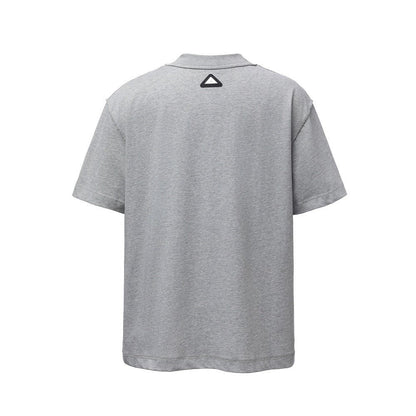 Simple letter hot stamping short sleeved shirt - UrbanNest Co