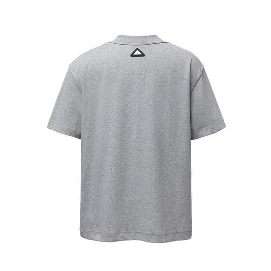 Simple letter hot stamping short sleeved shirt - UrbanNest Co