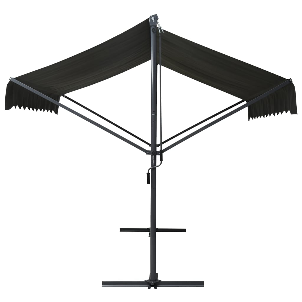 NNEVL Free Standing Awning 300x300 cm Anthracite - UrbanNest Co