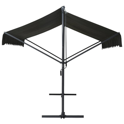 NNEVL Free Standing Awning 300x300 cm Anthracite - UrbanNest Co