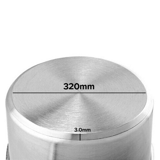 SOGA Stock Pot Thick Stainless Steel Without Lid 17L 18/10 - UrbanNest Co