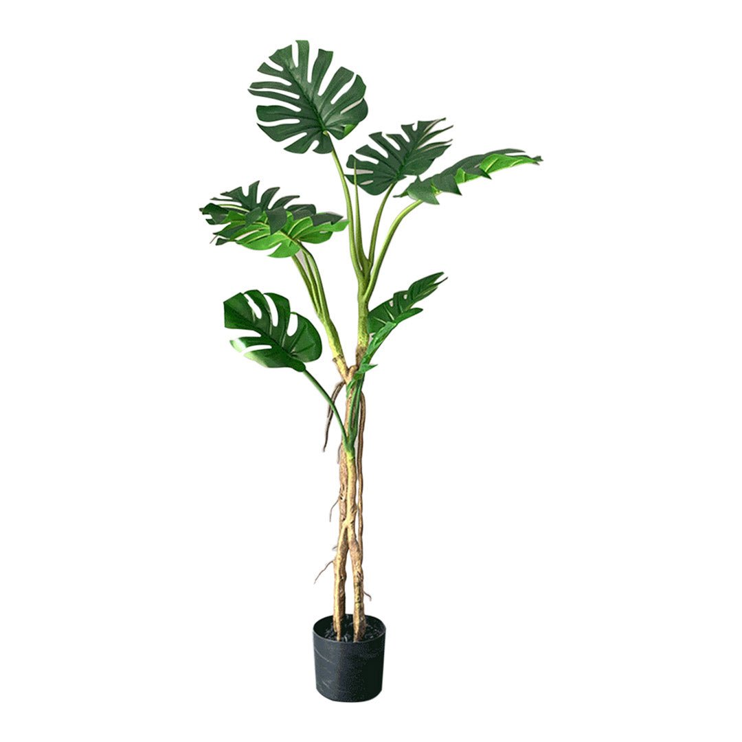 SOGA 160cm Tropical Monstera Palm Artificial Plant Tree, Real Touch Technology, with UV Protection - UrbanNest Co