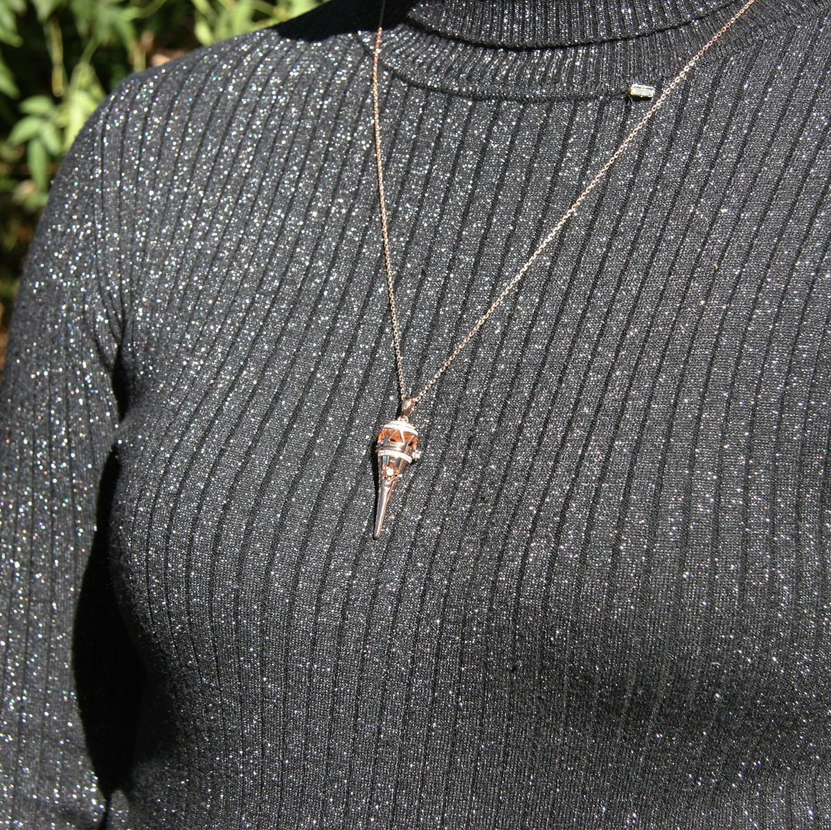 Cone Aroma Necklace | Energy & Healing Diffuser Jewelry — On - the - Go Scent Ritual - UrbanNest Co