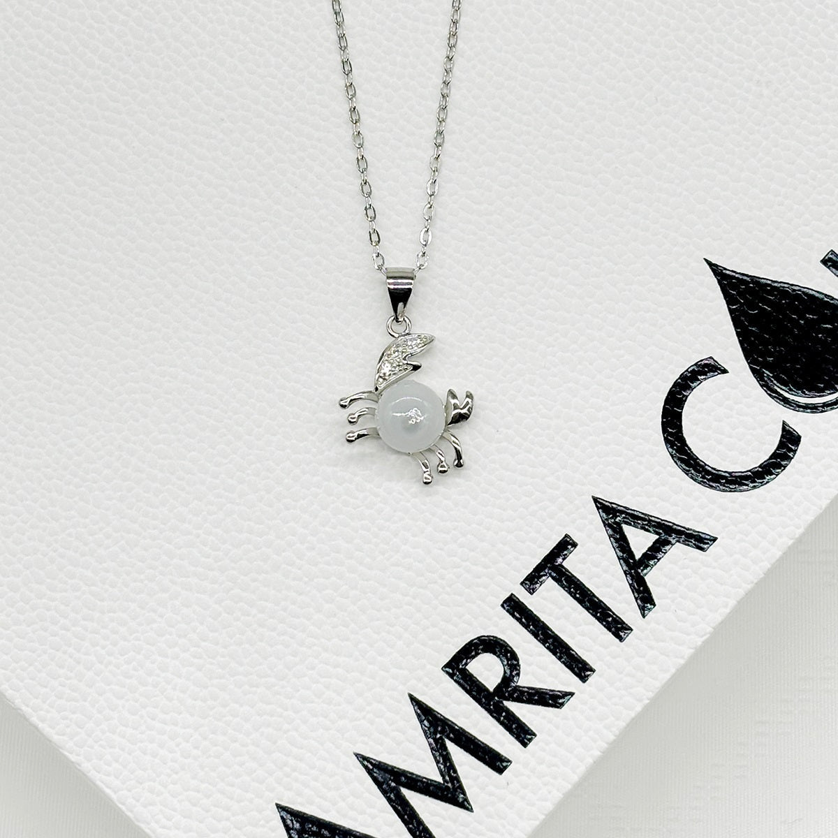 Sterling Silver Zodiac Aroma Necklace - Cancer June - July | Perfect Birthday Gift | Energy & Healing | Diffuse on the go - UrbanNest Co