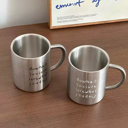 Stainless Steel Letters Mug - UrbanNest Co