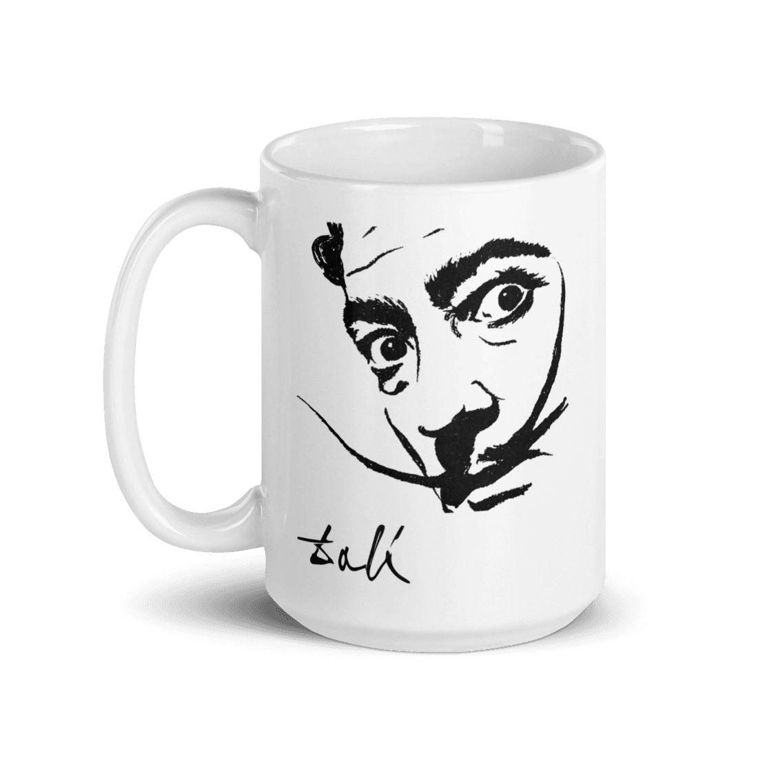 Salvador Dali Portrait Sketch Artwork Mug - UrbanNest Co