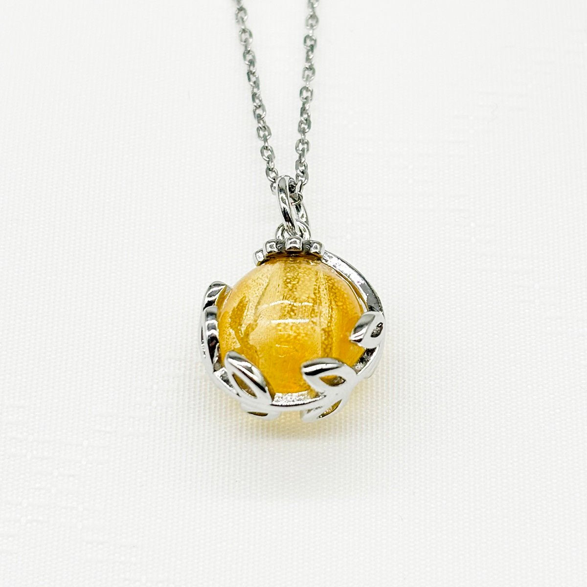 Planet Murano Aroma Necklace - Jovian Gold | Energy & Healing | Diffuse on the go | Gift For her - UrbanNest Co