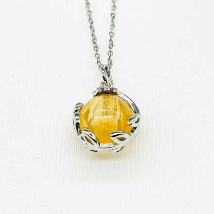 Planet Murano Aroma Necklace - Jovian Gold | Energy & Healing | Diffuse on the go | Gift For her - UrbanNest Co