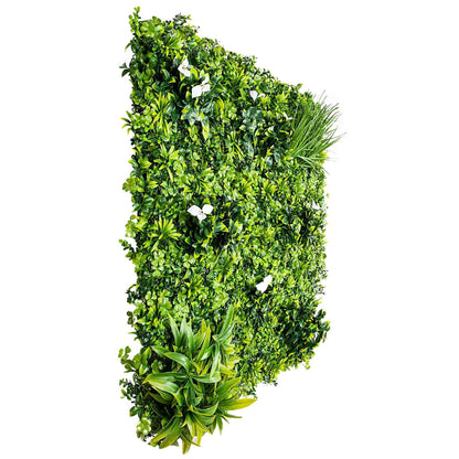 Luxury White Lily Vertical Garden Green Wall Panel 1m x 1m – SGS UV Resistant - UrbanNest Co