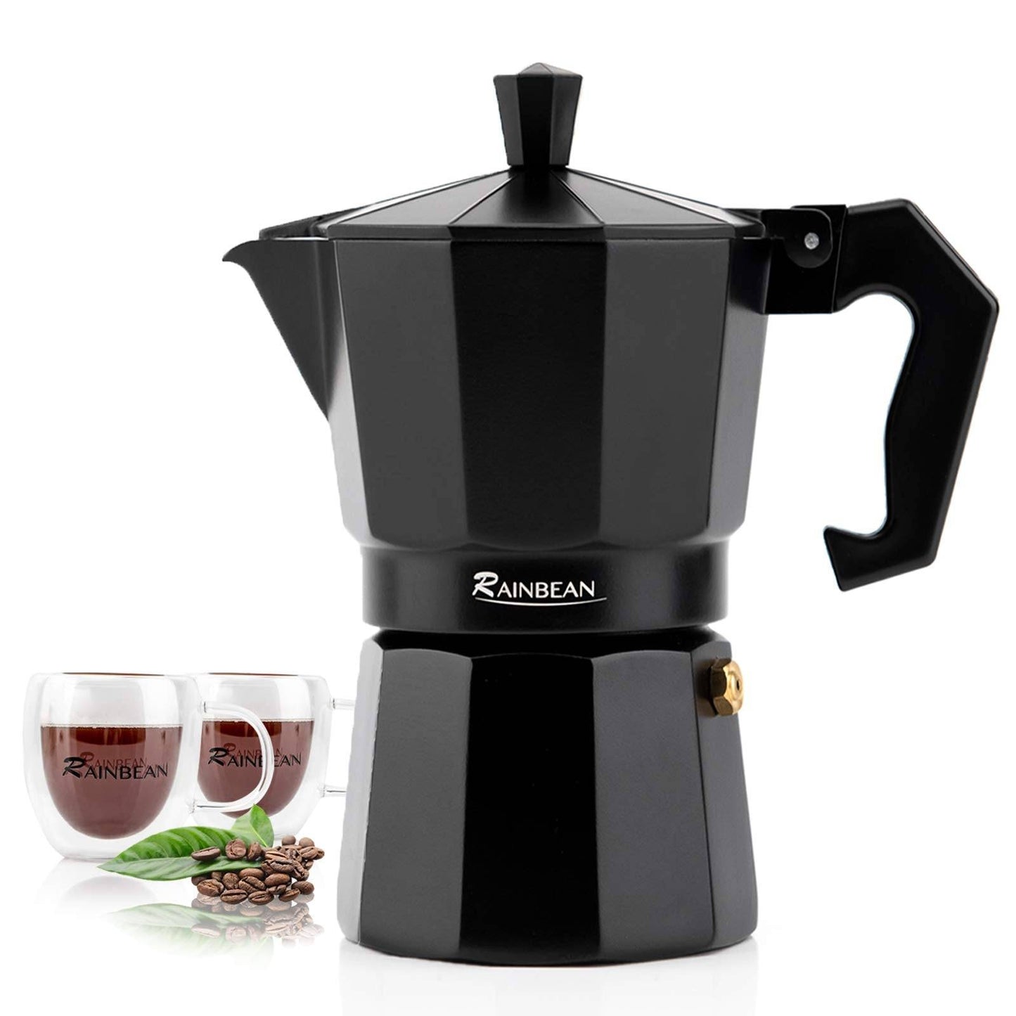 Classic Italian Moka Pot – Stovetop Espresso Maker (3 or 6 Cups) - UrbanNest Co