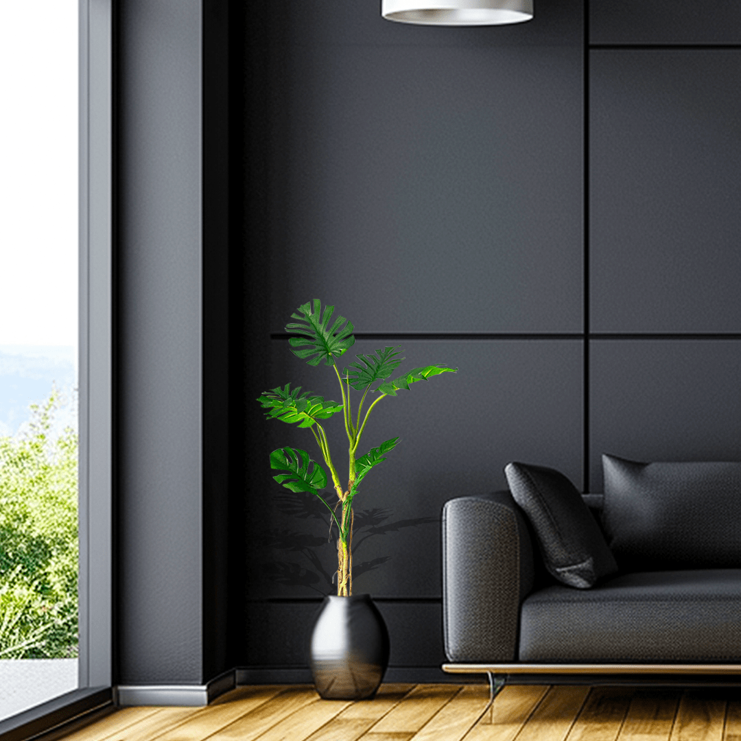 SOGA 160cm Tropical Monstera Palm Artificial Plant Tree, Real Touch Technology, with UV Protection - UrbanNest Co