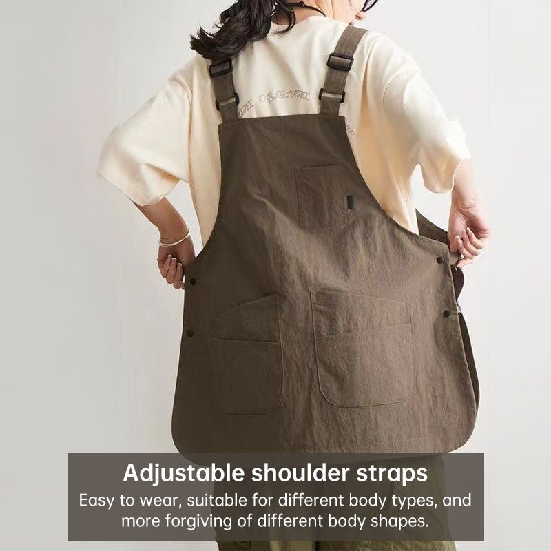 Double - Sided Waterproof Kitchen Apron – Adjustable Unisex Chef Apron, Pure Color Household Cooking Workwear - UrbanNest Co