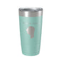 Indian Lake Map Tumbler Travel Mug Insulated Laser Engraved Coffee Cup Silver Creek Township Michigan 20 oz - UrbanNest Co