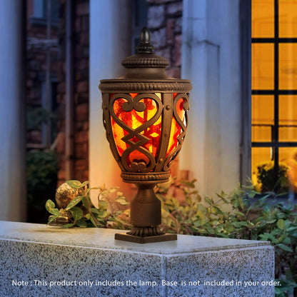 Vintage Lamp 4X 50.8cm Elegant Post Light with Aluminum and Glass Lantern Classic Outdoor Lighting - UrbanNest Co