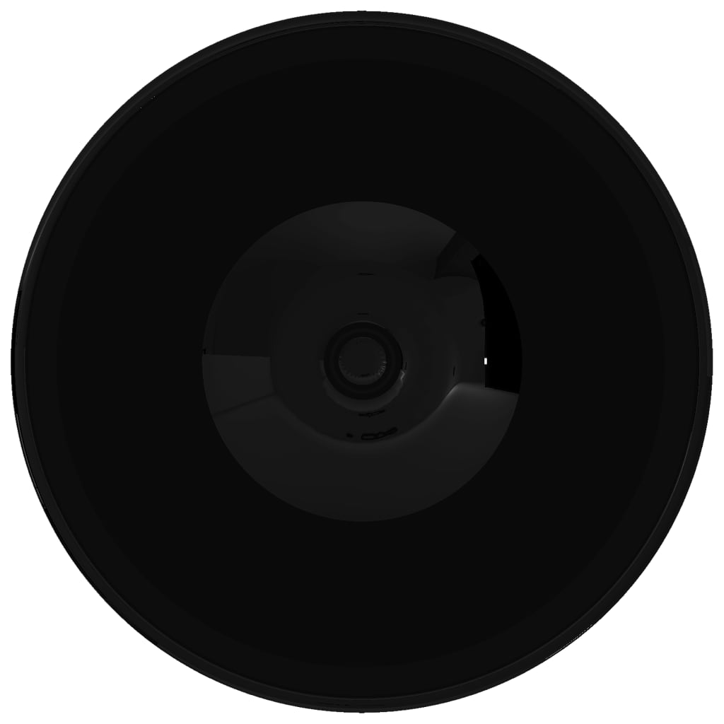 NNEVL Ceramic Bathroom Sink Basin Black Round - UrbanNest Co