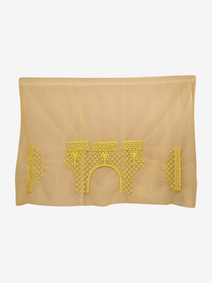 Stunning Lemon Yellow Soft Net Fabric Saree for Women by Shreekama - UrbanNest Co