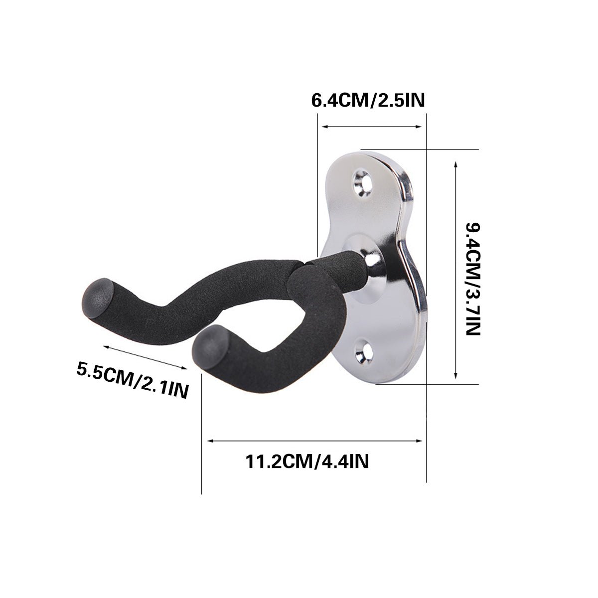 2PCS Guitar Wall Hanger Hook Holder Stand for Bass Ukulele Instrument Storage - UrbanNest Co