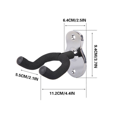 2PCS Guitar Wall Hanger Hook Holder Stand for Bass Ukulele Instrument Storage - UrbanNest Co