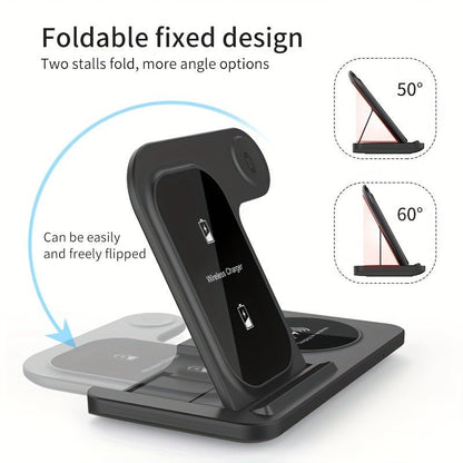 3 - in - 1 Fast Wireless Charger for iPhone & Apple Devices - UrbanNest Co