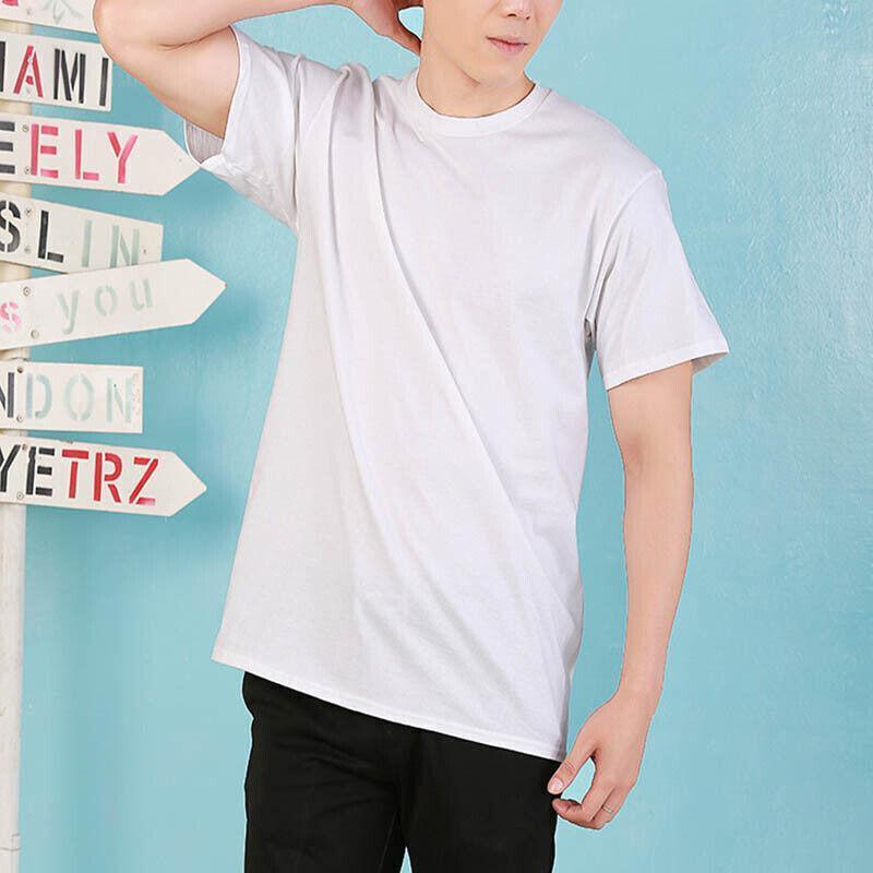 2XL Gildan Men T-shirt Plain Blank 100% premium Cotton Basic Tee Short Sleeve 76000 - UrbanNest Co