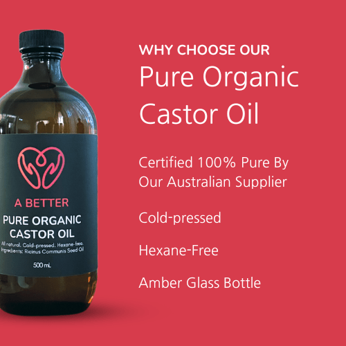 Pure Organic Castor Oil - Amber Glass Bottle - UrbanNest Co