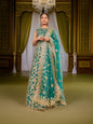 Gown with Shimmery Rubber & Beads Work by Shreekama - UrbanNest Co