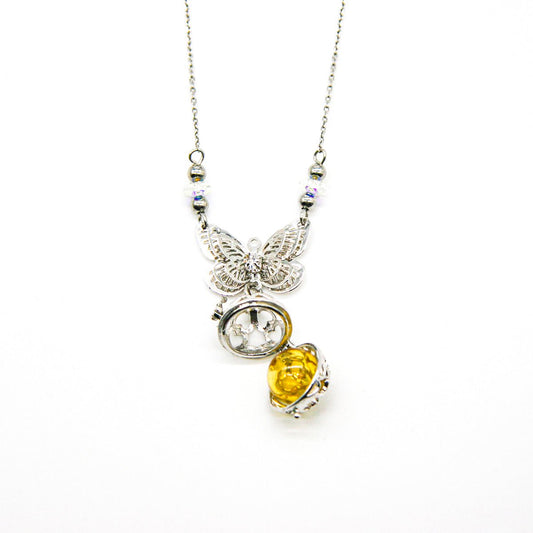Butterfly Aroma Necklace | Energy & Healing | Diffusing on the go | Birthday Gift - UrbanNest Co