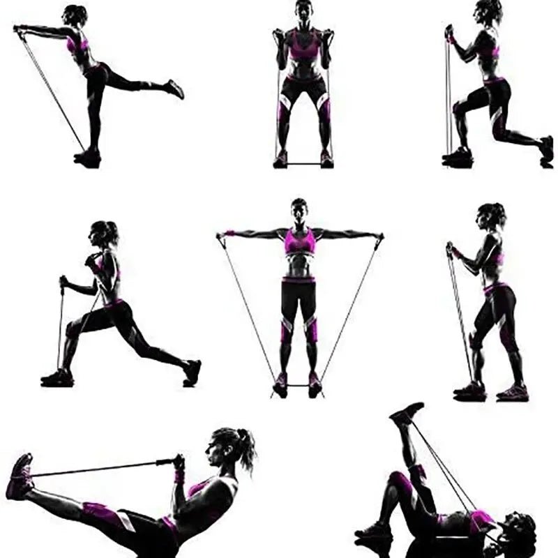 Resistance Bands With Handles, Exercise Bands, Workout Bands With Handles For Men Women, Strength Training Equipment At Home - UrbanNest Co