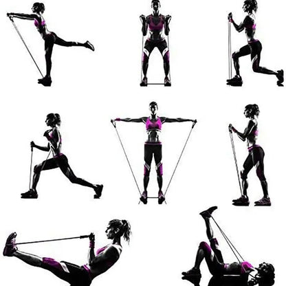 Resistance Bands With Handles, Exercise Bands, Workout Bands With Handles For Men Women, Strength Training Equipment At Home - UrbanNest Co