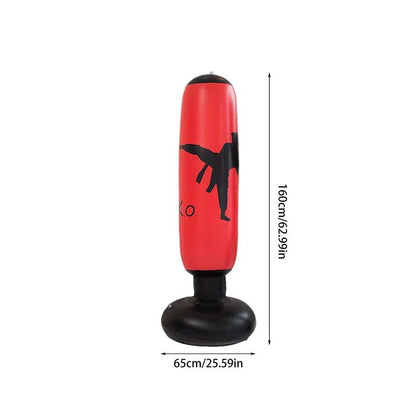 NNEOBA 160cm Inflatable Boxing Bag for Kids and Adults - UrbanNest Co